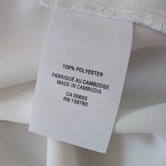 REITMANS Sleeveless Thin Strap White Top Women's Size M - Picture 5 of 6